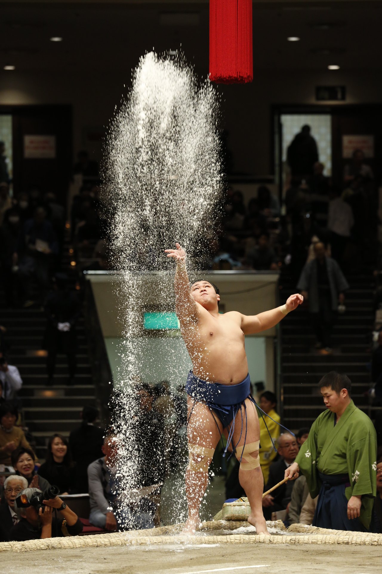 日本相撲協会公式 千秋楽の様子 照強の塩まき Sumo 相撲 日本相撲協会公式 千秋楽の様子 照強の塩まき Sumo 相撲