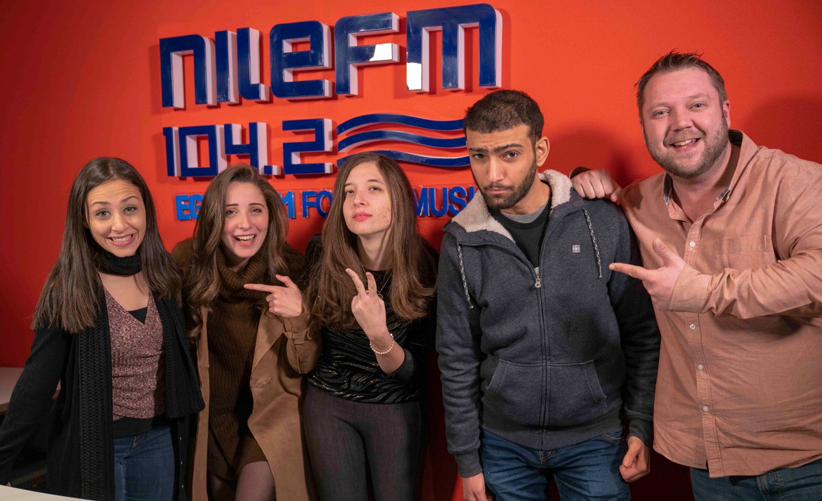 NileFM's tweet image. The @RedFestDXB competition finalists are here in the #NileFM studio with Mark &amp;amp; Sally to battle it out on #TheMorningShow!

Who'll be taking home the big prize?
- Weekend pass to #RedFestDXB
- 2 return flights from Cairo to Dubai
- Accommodation in a luxurious hotel