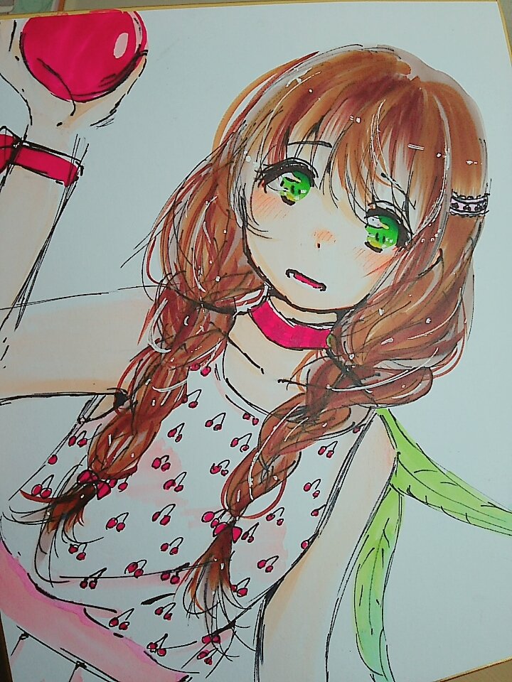 1発書きしたお、色紙だお(*・w・)
おりじなぁる
#サイレントサイレン
#チェリボム
#絵描きさんと繋がりたい