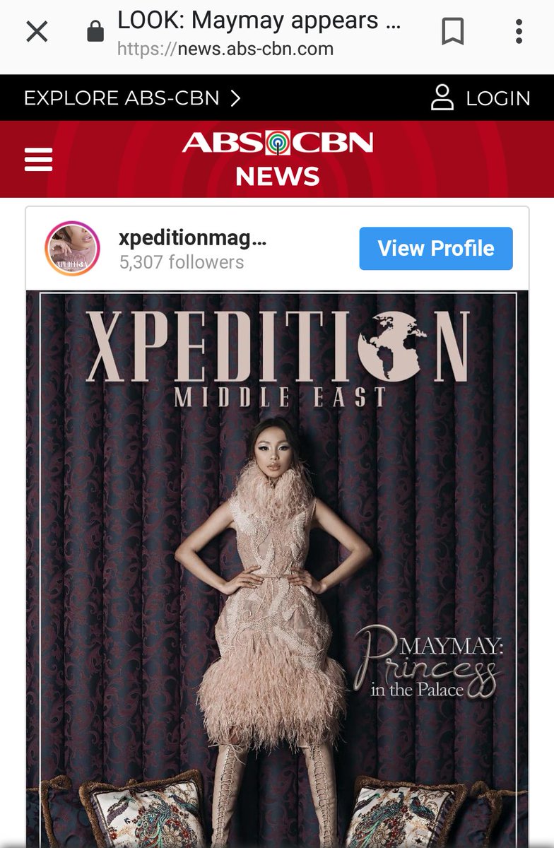 JoshYugen's tweet photo. My lovely little sister @maymayentrata07, you are ALL OVER the news again! Thank you @xpeditionmag - she is our True Princess 🙏 #MaymayForXpeditionMag https://t.co/jnIDVCVjjO