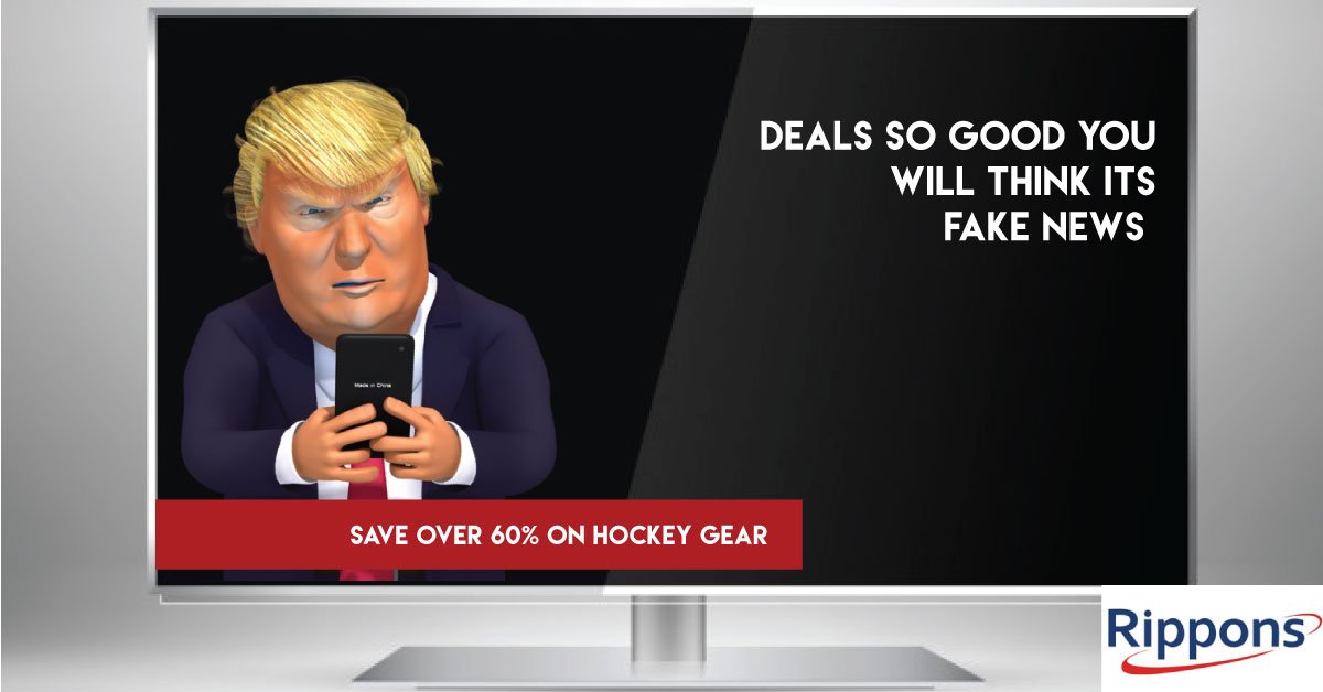 No such thing as fake news ! It is however hard to believe these prices on the TK Hockey sticks which have just crossed the border .If you don't believe the great DT check it out yourself bit.ly/2CK9HvT