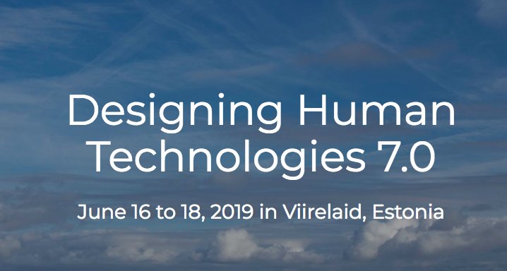 Infrastructuring (@multicsproject) on Twitter photo Designing Human Technologies doctoral course in Viirelaid, Estonia, June 16-18, 2019.
Course description and call dht2019.tlu.ee (<a href="/hkarasti/">Helena Karasti</a>
in the faculty) Designing Human Technologies doctoral course in Viirelaid, Estonia, June 16-18, 2019.
Course description and call dht2019.tlu.ee (<a href="/hkarasti/">Helena Karasti</a>
in the faculty)