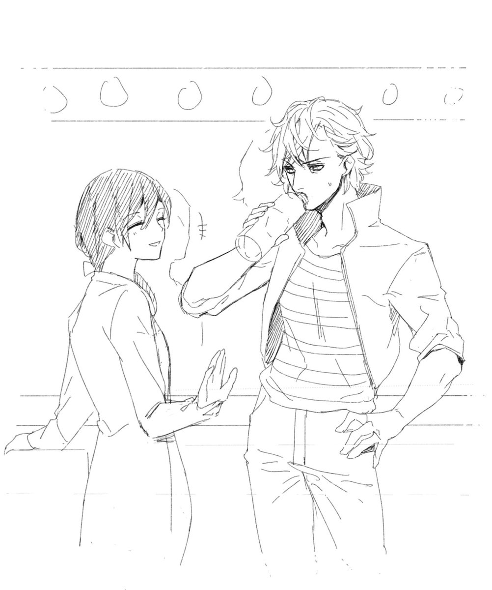 Felt like doodling John :3 tfw you don't remember your own design details by its been so long >.>;