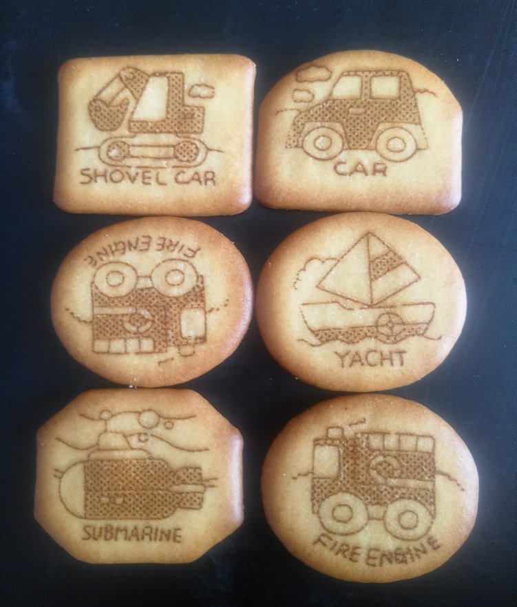 SinoJoinsun's tweet image. Print word cookie to help baby to learn English. #Sinojoinsun #EdibleInk #CookiePrinter