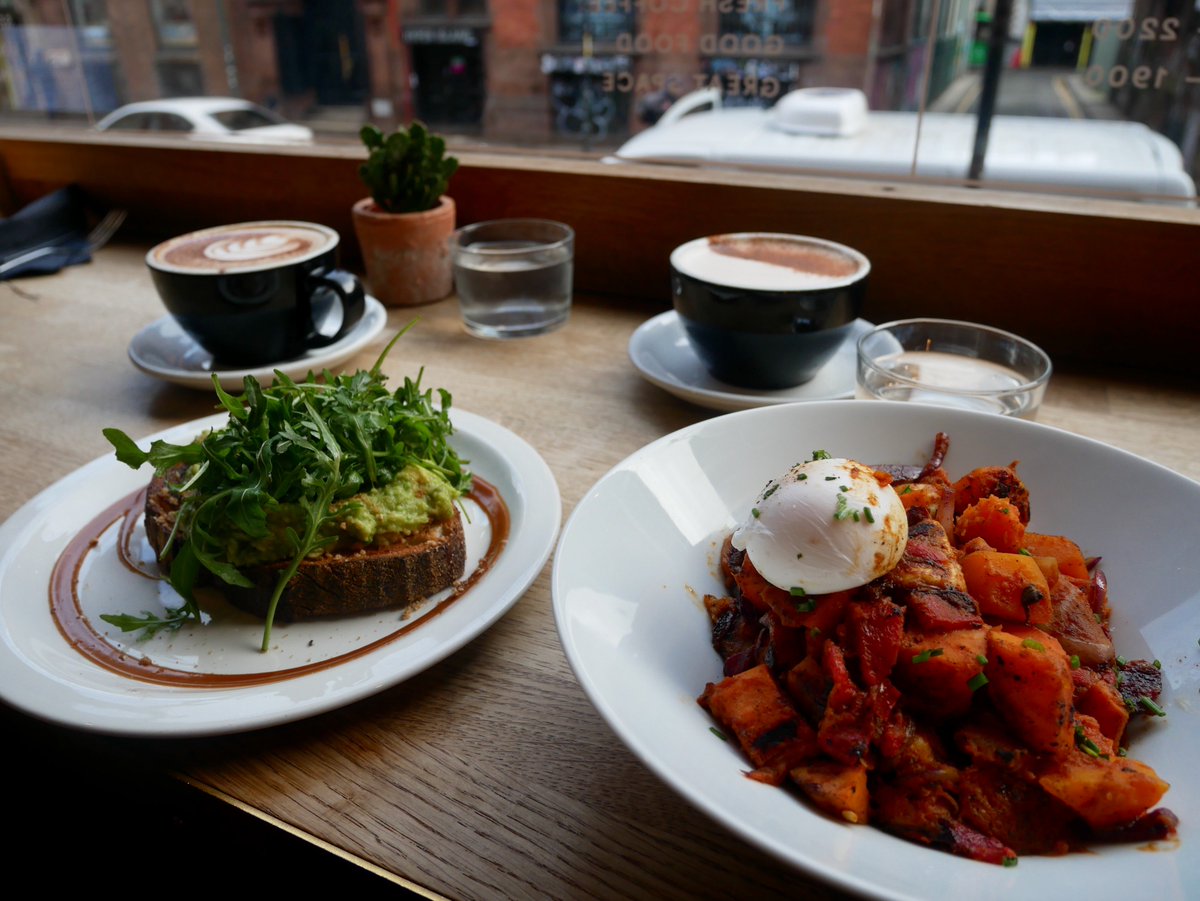 JemimaForbes's tweet photo. Tasty #brunch yesterday in the #NQ. Not my favourite area of #Manchester but there are some great cafes there👌 https://t.co/fxr2tjkGLu