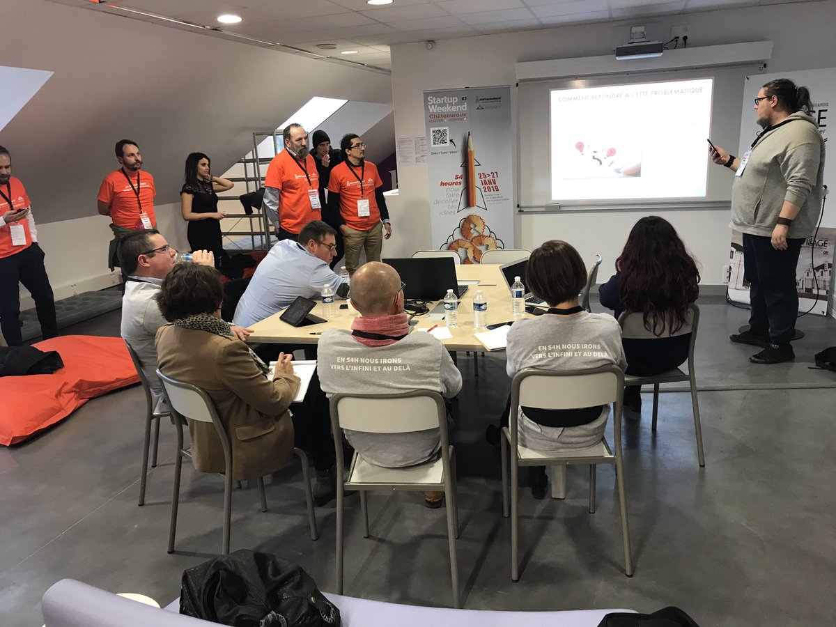 cci_indre's tweet photo. Pitch à blanc pour le projet Find Me du #StartupWeekend de #Chateauroux #SWChtx2019 #SwChtx #Entrepreneuriat #Innovation #Startup #TechLoireValley #CampusCentre #Indre @SWCHTX2019 https://t.co/2AfC8RkmVs