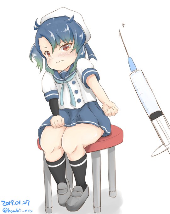 福江は負けない!
#艦これ版深夜の真剣お絵描き60分一本勝負
#艦これ版真剣お絵描き60分一本勝負_20190127
#福江 