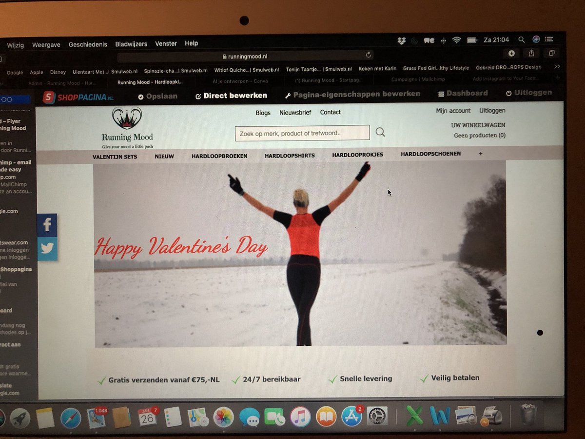 Runningmood1's tweet photo. Zojuist heb ik een mooie nieuwe banner gemaakt voor op de webshop. Volg ons voor leuke #hardloopkleding  #aanbiedingen #runningmood https://t.co/RWP43qyeCo