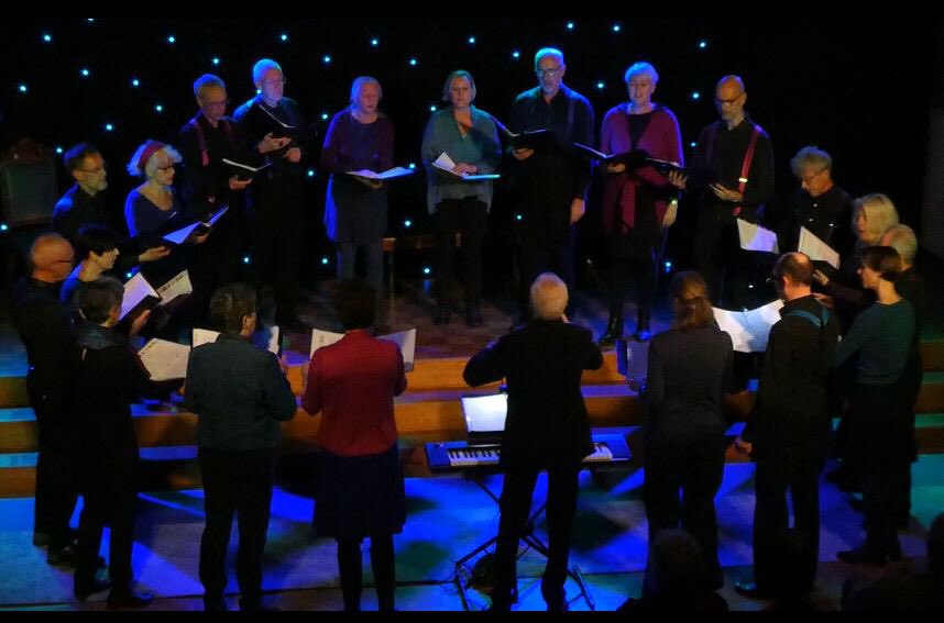 ... en in NØRDLYS zongen we ook David Wikander: Kung Liljekonvalje, W. Peterson-Berger: Stemning, Hugo Alfvén: Uti vår hage, Pärt Uusberg: Öhtul, Toivo Kuula: Kullan Ylistys en van Knut Nystedt: Immortal Bach. #scandinavische componisten.