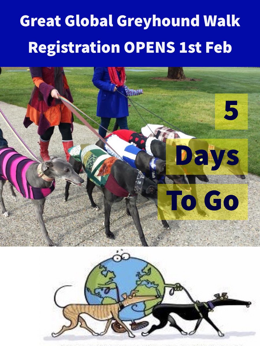 Get organised folks and ensure you get your walk registered with the GGGW next week