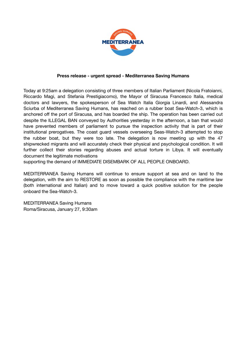 Mediterranea Saving Humans tweet media
