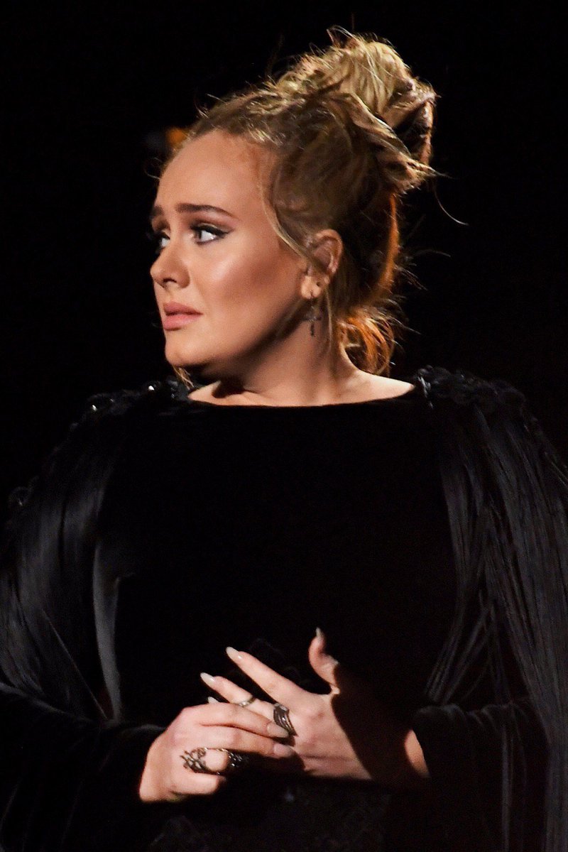 incredibleadele's tweet image. Adele performs onstage during The 59th GRAMMY Awards on February 12, 2017 in LA🥀