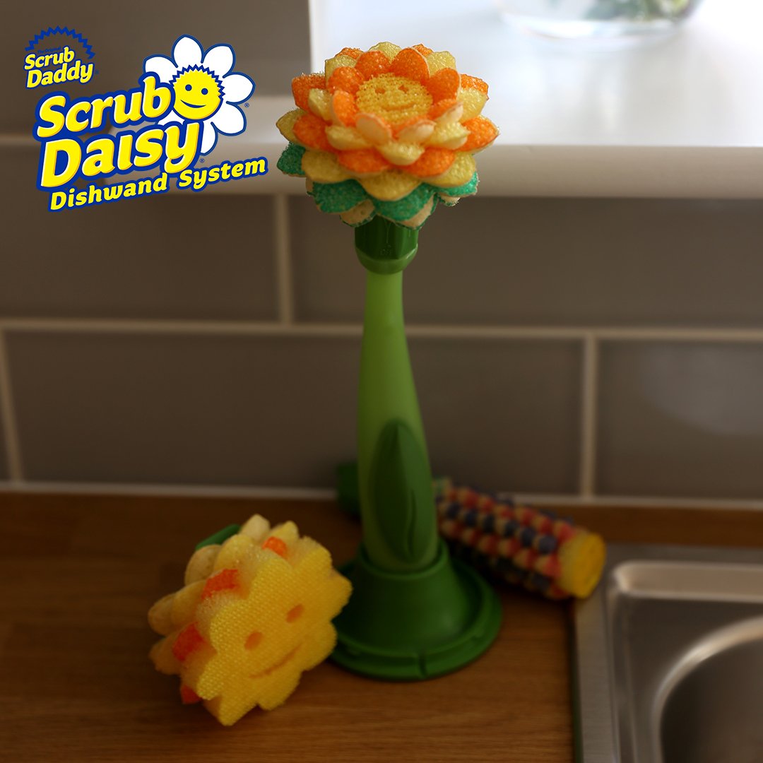Scrub Daddy UK - The Scrub Daisy Dishwand System is coming