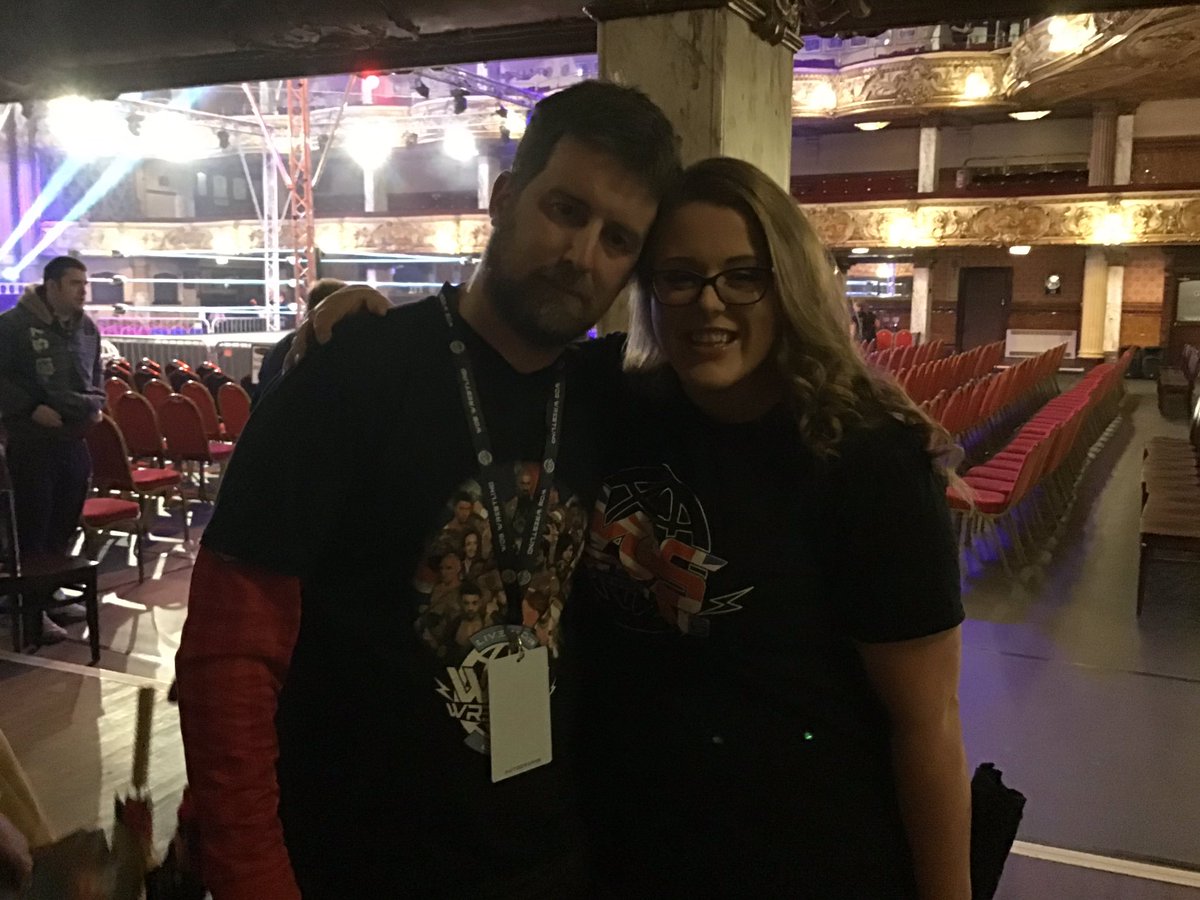 rammyrascal's tweet photo. @WOSWrestling It sure was.  I’ll definately be back later this year.  Again thank you to everyone at Wos for making my day so special.  Especially @missviper91 #WosBlackpool #MegatonBarbie https://t.co/GhjuoPfnYj