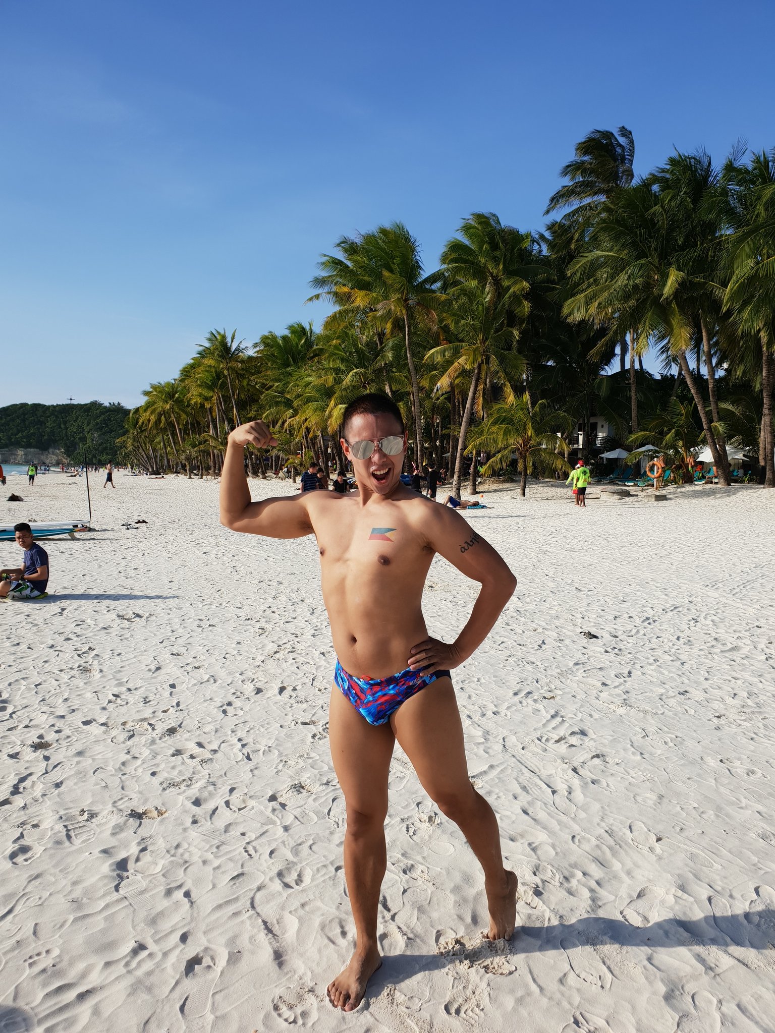I wear on sale a speedo