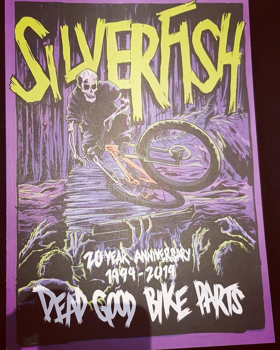 richiesetters's tweet photo. Loving the artwork on the @SilverfishUK catalogue this year at @corebikeshow celebrating 20 years #corebikeshow #bikebiz #showstand https://t.co/TvKgH3qVib