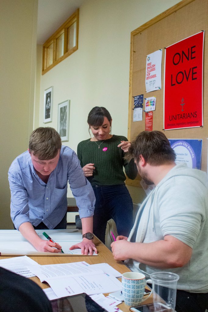 OpenLabourWY's tweet photo. @OpenLabour Co-Chair @TomMillerUK at work #OLConf #Leeds w/ @CllrRalphBerry @joingold https://t.co/2UW5ho5NN5