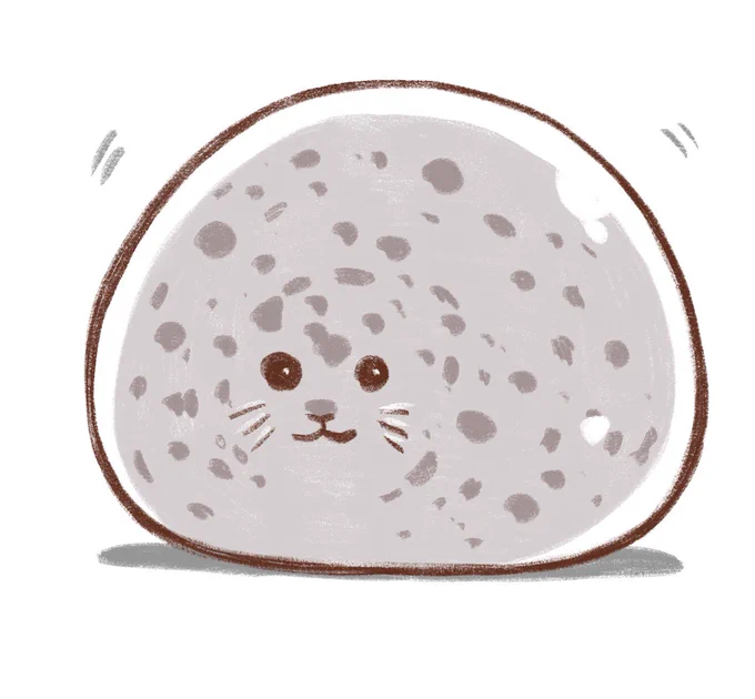 アザラシさーん
あらら～!

#たくみの絵 