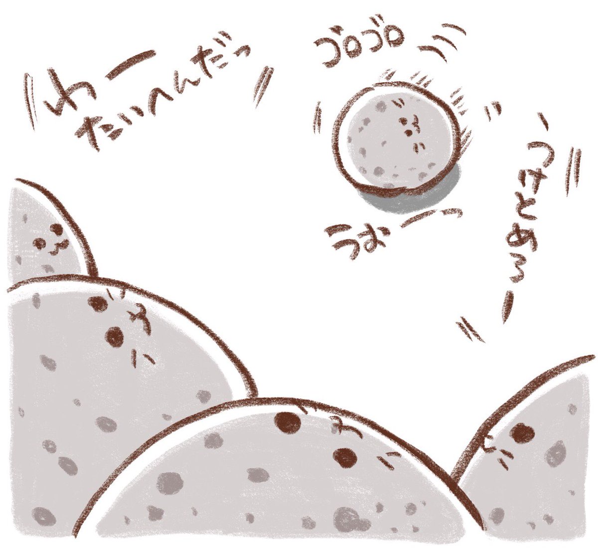 アザラシさーん
あらら～!

#たくみの絵 