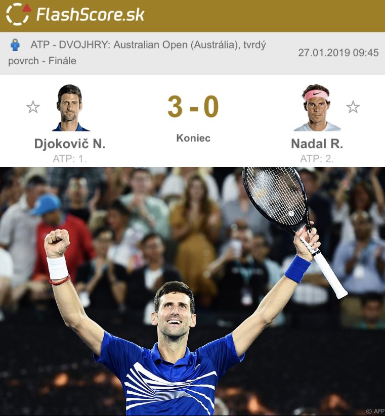 FlashScore.sk on Twitter: "Novak Djokovič nedal vo finále šancu a vyhral Australian Open 🏆 #AustralianOpen #AusOpen #AusOpenFinal https://t.co/bVbFqElXJg… https://t.co/NFDONDswJo"
