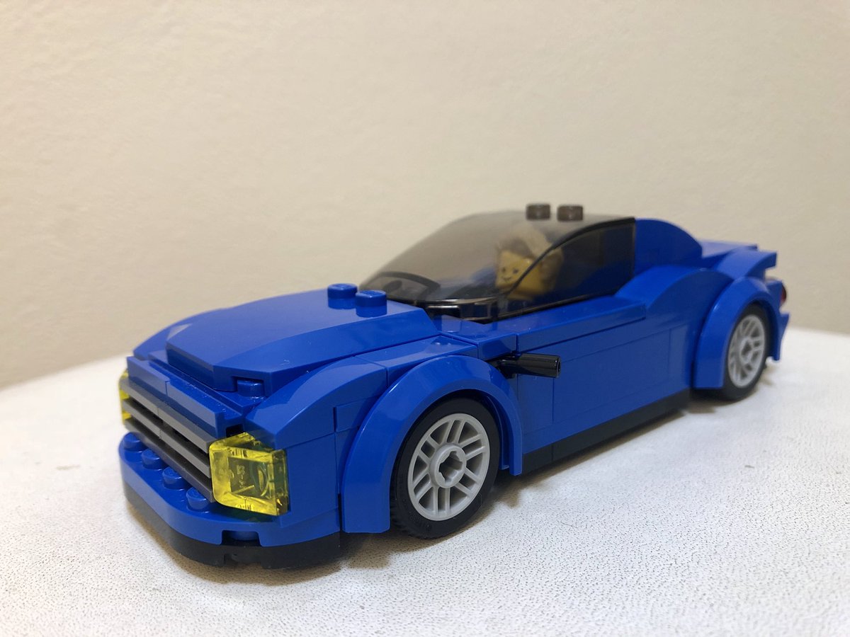 でんのすけ Legoで 青のスポーツカー を作りました Lego レゴ Legomoc Brick Legocar