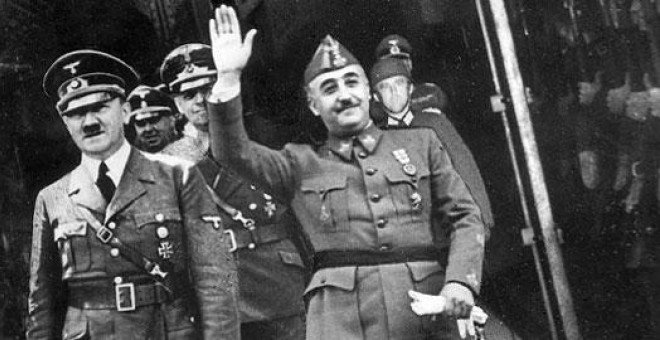 JoaquimBoschGra's tweet photo. En el Día Internacional en Memoria del Holocausto recordemos que el gobierno de Franco envío tropas a luchar junto a Hitler y apoyó exterminar a miles de españoles en el campo nazi de Mauthausen. Como premio,el dictador aún tiene un mausoleo faraónico pagado por toda la sociedad. https://t.co/TGp0O7loVj