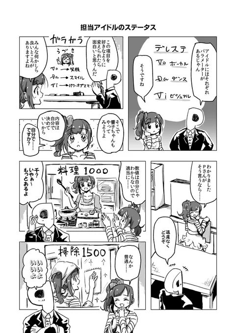 デレステ新ステータス漫画 