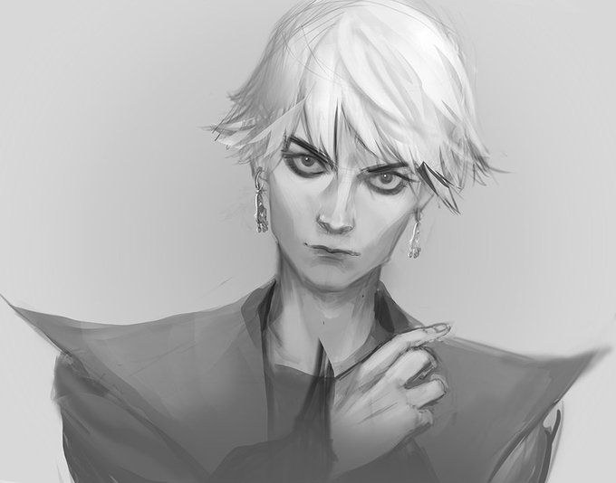 practice in drawing faces and work with tone
my chars looks like piece of fucking  stone without emotions 