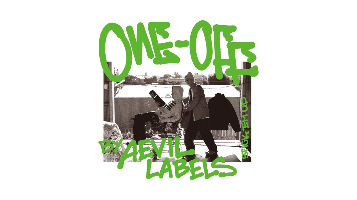 XLARGEJP's tweet photo. 2.1. fri XLARGE® ONE OFF by AEVIL | XLARGE® OSAKA LIMITED
https://t.co/Ejop4dVEOl
#xlarge #xlargejp #aevil #aevillabels
—-
2018年12月にXLARGE®原宿でリリースした「ONE OFF by AEVIL(ワン オフ バイ エイビル)」を、2月1日(金)より、XLARGE®大阪店にて限定で発売。 https://t.co/vHuL3HLj7r
