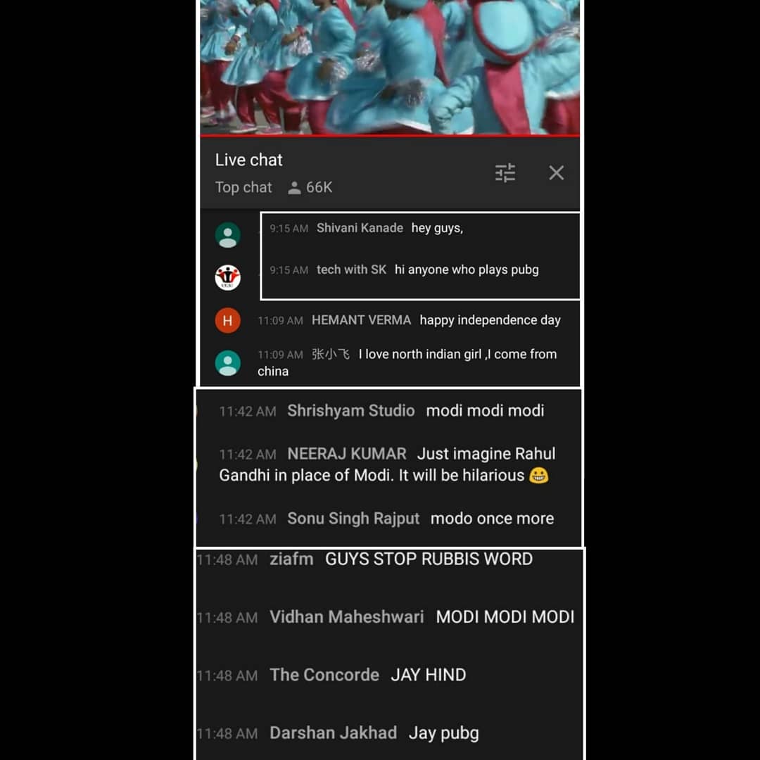 MostThingsRela1's tweet photo. Here is the 'clean' original compilation of Indians commenting their absurd self out on the live chat of republic day parade. @pubg #republicday  #republicday2019 #pubg #pubgmemes #pubgmobile #pubgmoments #funnyshit #funnywriting #funnywriter #funnytextpost #funnytextmessages https://t.co/cDBzzViHwi