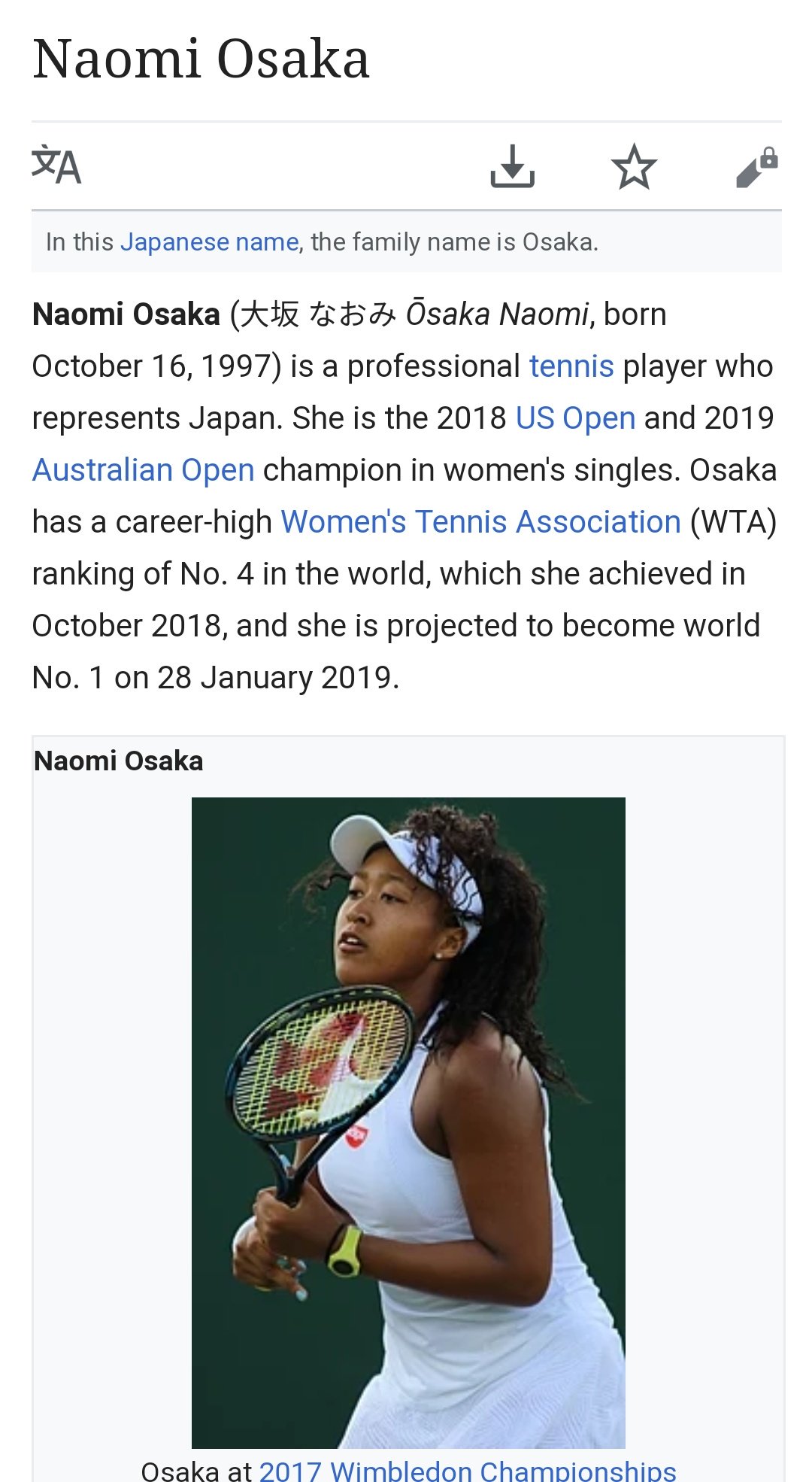 🙅🏾‍♀️🌸 RM & Archive 🐝🧈 #DonT #Butter on "Naomi Osaka (大坂 なおみ): 2018 US Open, 2019 Australian Open champion in women's singles. Has career-high Women's Tennis Association (WTA) ranking