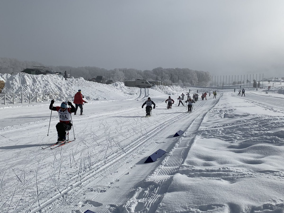 TETRADAPT's tweet photo. What a way to start the day! Cross country skiing gets us going!! Race or not! Room for everyone! @UtahNordic @TETRADAPT @UUtah https://t.co/0Zy3waXGLz