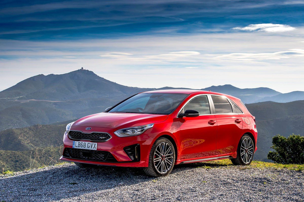 whatcar's tweet photo. Could the new Kia #CeedGT warm hatch be the most entertaining version of the Korean brand's family car? Click through our gallery review to find out https://t.co/mNx6wn40sW https://t.co/SsrcZVCBKm