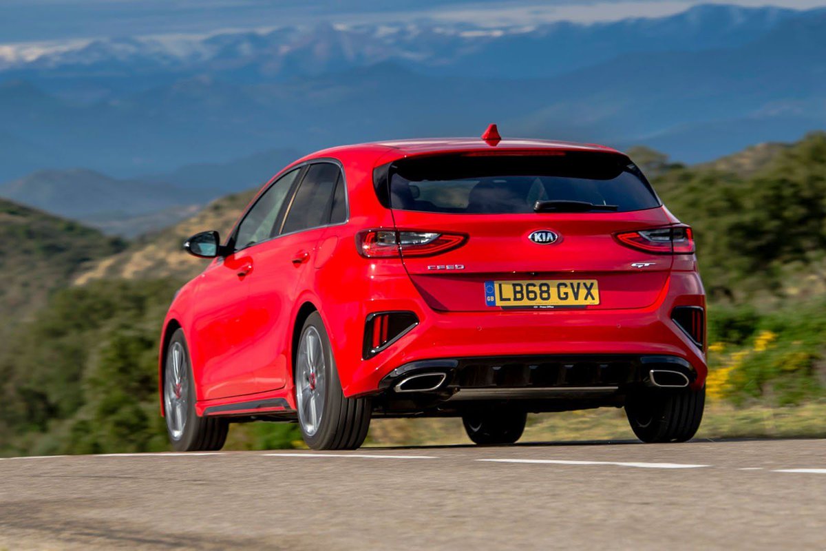 whatcar's tweet photo. Could the new Kia #CeedGT warm hatch be the most entertaining version of the Korean brand's family car? Click through our gallery review to find out https://t.co/mNx6wn40sW https://t.co/SsrcZVCBKm