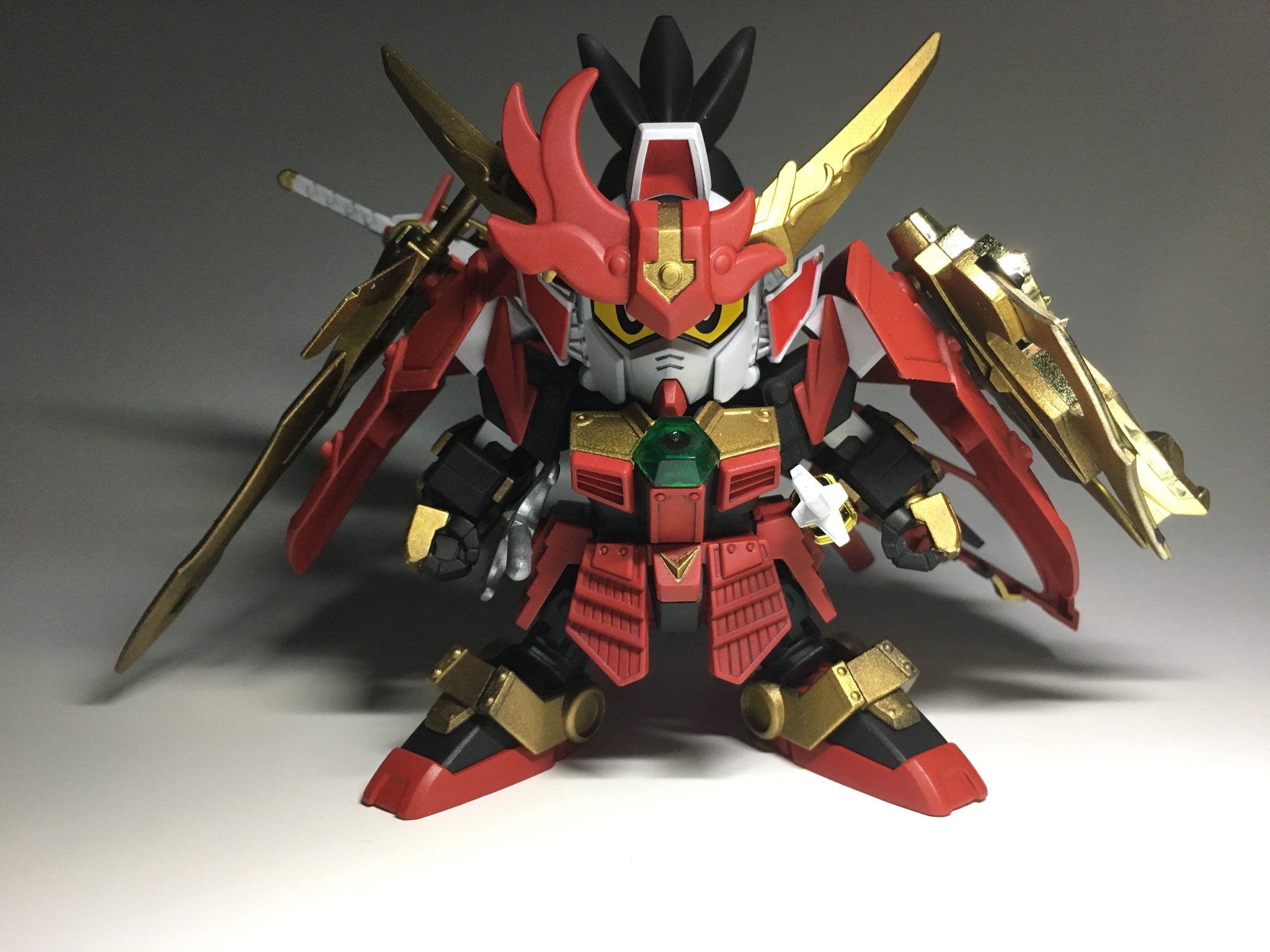ガン消し　SDガンダム　 武者激闘頑駄無　(R) レアカラー ◇ガン消し◇元祖/未切り/武者精太頑駄無/ゼータ/Zガンダム/SD