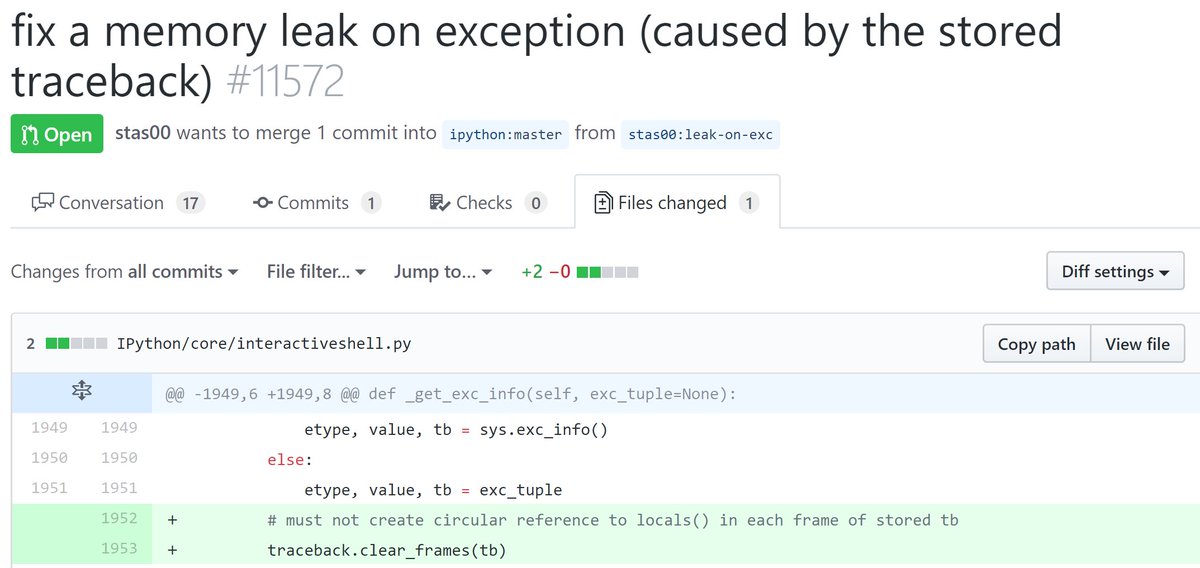 jeremyphoward's tweet photo. This single line of code solves a years-old bug that has caused problems for thousands of people. No one had figured it out before.

It took @StasBekman, one of the best programmers I know of, weeks of work to develop.

This is why we don't measure productivity with lines of code https://t.co/Luyu2IaIs1