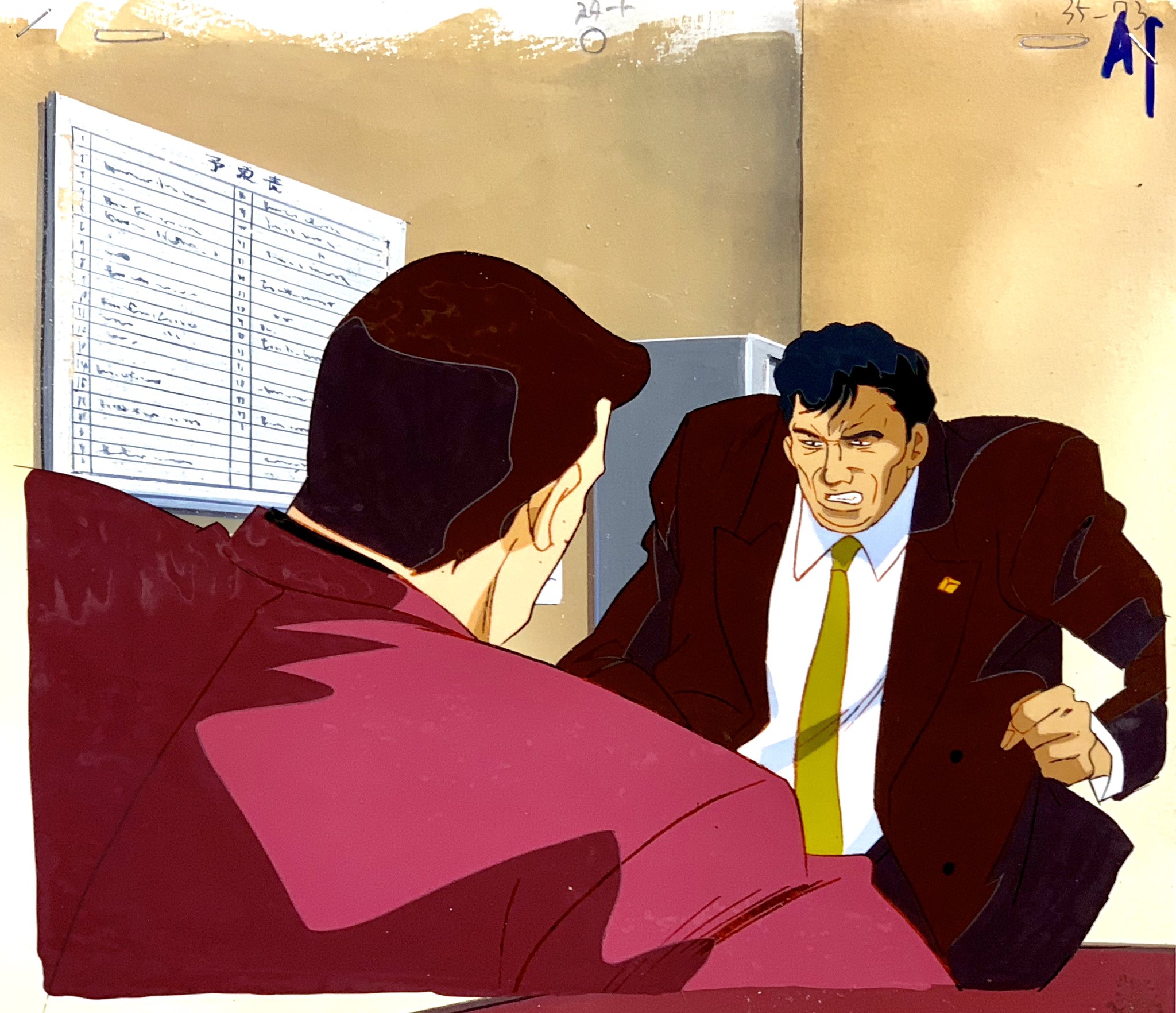 ট ইট র 渡辺 潤 アニメ 代紋take2 発掘セル画 夏頃に をやってる ぼったくりバーの呼び込み丈二 江原手下時代の福永 まだまだ坊ちゃんの欣也 最強海江田若頭の大西 アニメ制作は単行本10巻頃 初期の話を最新の絵に合わせてくれていて感動しま