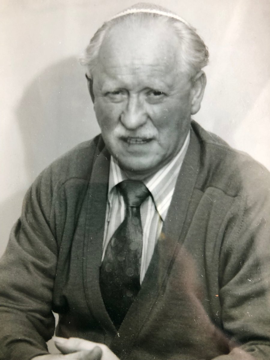 My grandfather Morris. A Holocaust Survivor. Today in the country he loved millions believe he was a liar. He refused to give in to this hate &amp; never lost hope that people would remember. In his memory, I choose hope. The courage to end antisemitism starts with you.  #HMD2019