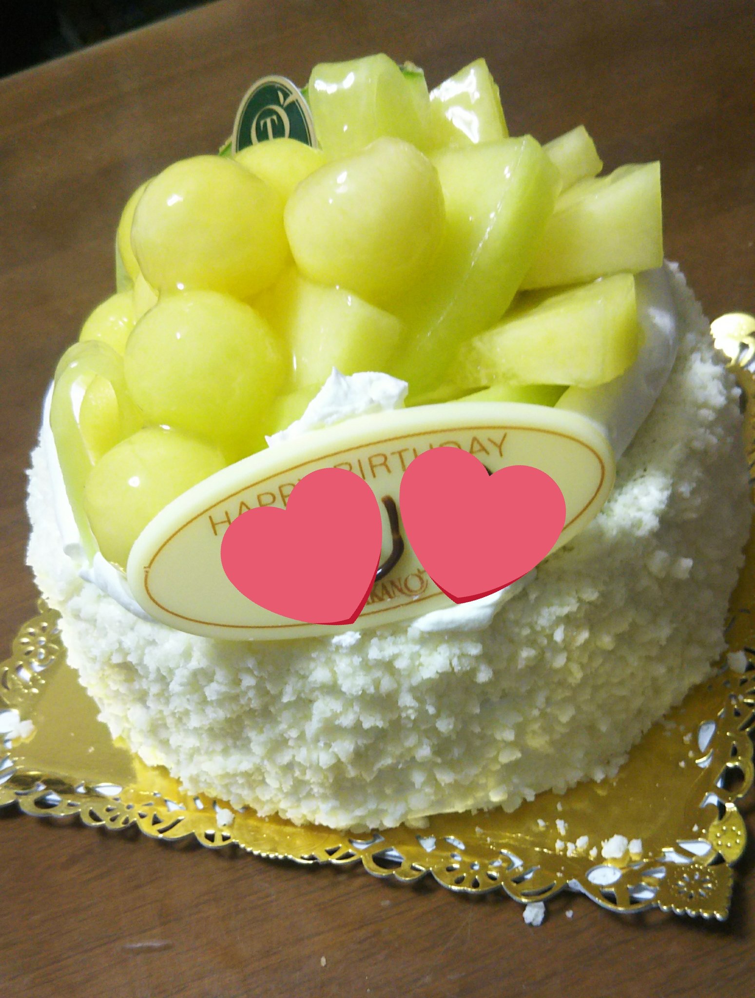 りりー 家族が新宿高野の メロンのホールケーキを買ってきてくれた ジューシーで甘くて スポンジまでメロン すんごく美味しかった 幸せだー 新宿高野 ホールケーキ T Co Ubji2gdbu8 Twitter