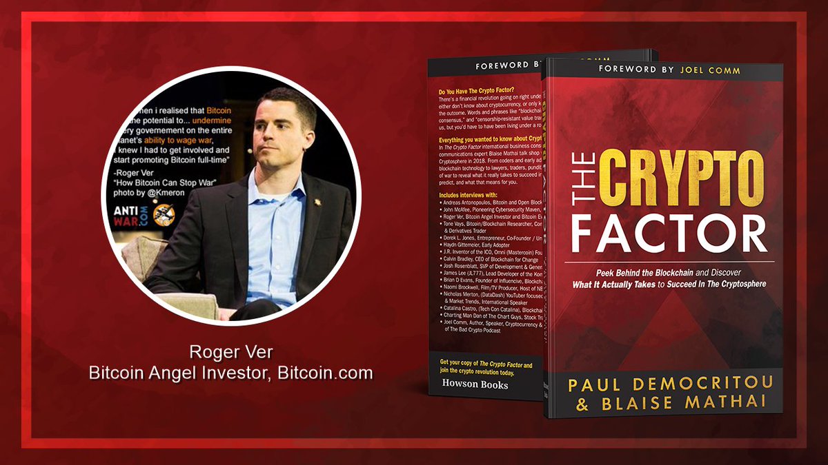 mcpauld's tweet photo. THE CRYPTO FACTOR BOOK
Contributor of the day: Roger Ver
Follow: @rogerkver
YouTube: https://t.co/Qz0R4dZ3LF
Amazon: https://t.co/ePqDiWLXwj
Please share and follow!
#crypto #bitcoin #cryptocurrencynews #success #innovation #technology #thecryptofactor #BitcoinCash $BCH https://t.co/cXBTrn6lto