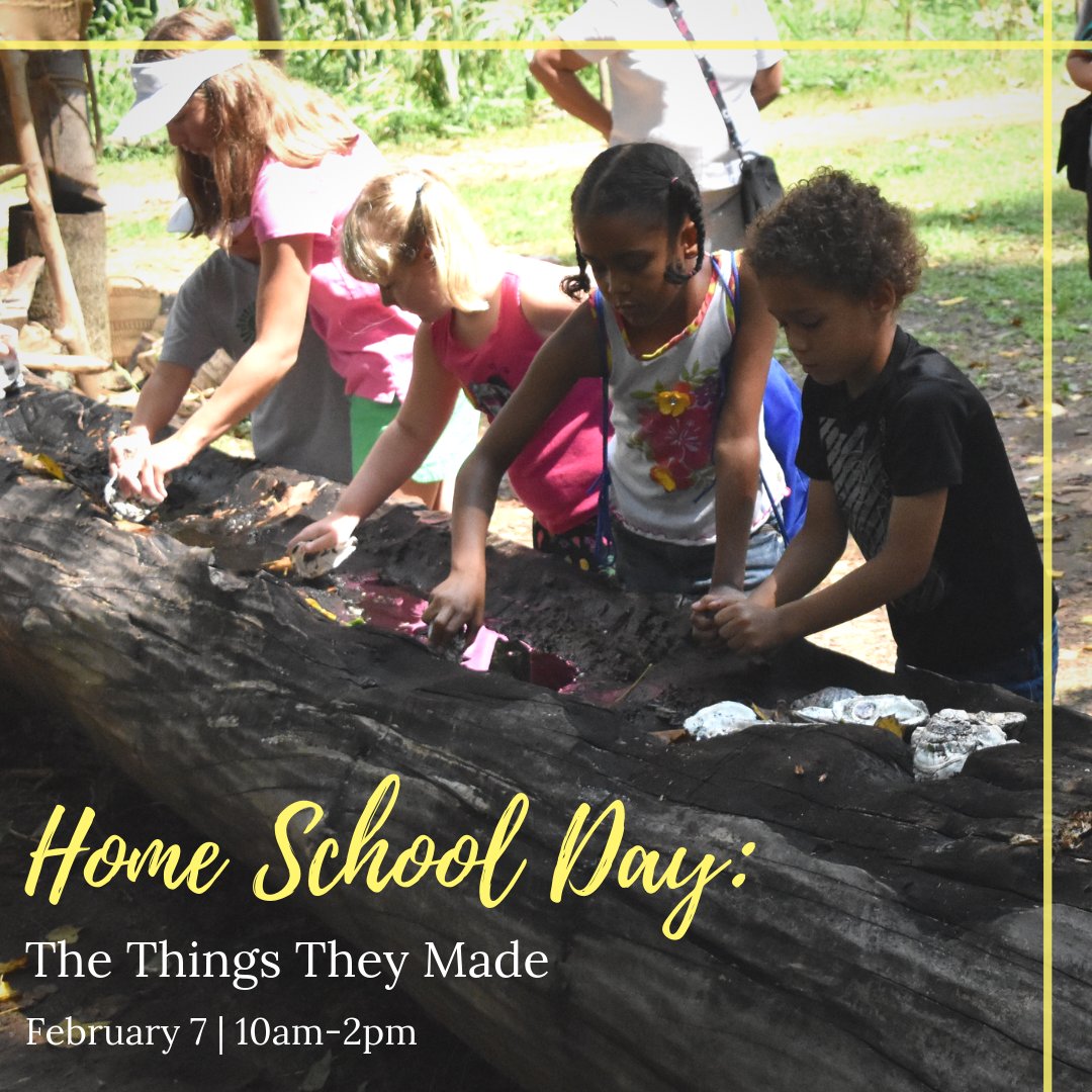 #HomeSchool parents! Join us on February 7 for Home School Day: The Things They Made. Visit henricus.org for more info!