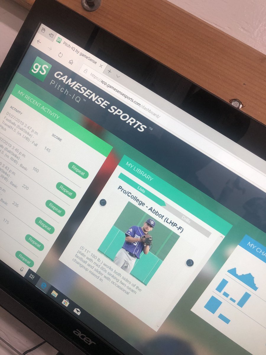 CoachAMendoza's tweet image. The youngins getting the @GameSenseSports work in! New touch screen installed in the facility, #LetsGo #DevelopingAthletes #CreatingCharacter