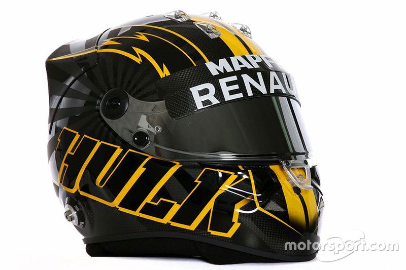 If you need to put your nickname on your helmet to be recognised, your helmet design is not good, Nico.