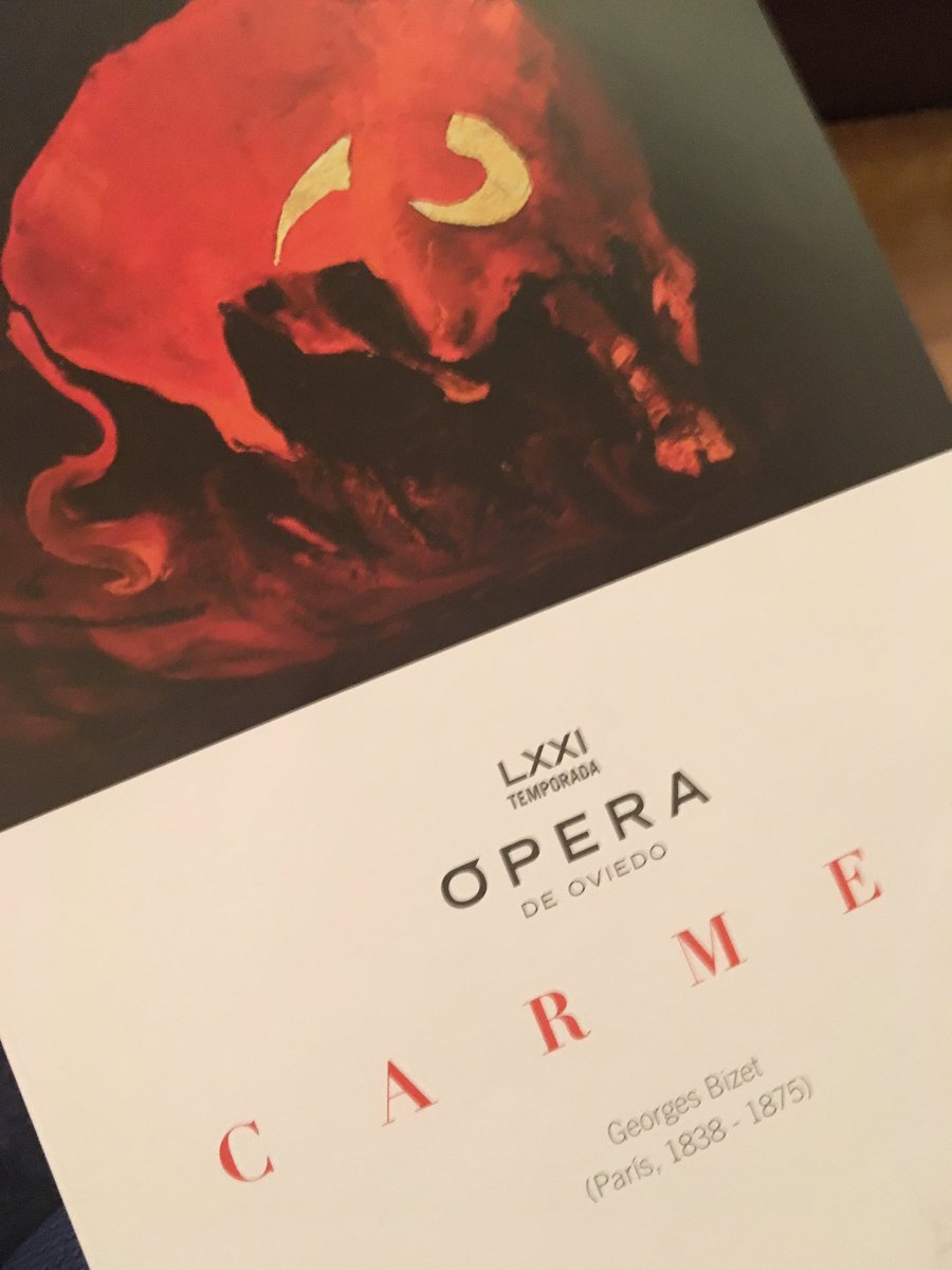 DavidAlvarez_'s tweet photo. En @operaoviedo para mi última función de temporada para ver, con ganas tras #ElisirOVD 17, la propuesta de @operamrhein #CarlosWagner y visión @sergioalapont+@OFIL_Orquesta para #CarmenOVD. Veamos 🤔@Varduhi_Mezzo #AlejandroRoy #MaríaJoséMoreno #DavidMenéndez #capitalidadmusical https://t.co/ajm36Jie2e