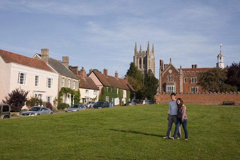 Our wool towns are steeped in history and Long Melford is no different. Holy Trinity Church which sits next to the village green is one of the finest examples of a wool church anywhere. Long Melford is also home to <a href="/KentwellHall/">Kentwell Hall</a> and @MelfordHallNT