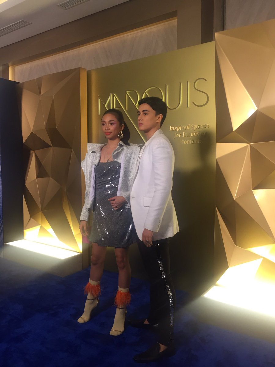 StarStudioPH's tweet photo. EARLIER TODAY
Maymay Entrata and Edward Barber looked breathtaking on the blue carpet of Star Magic New Year’s Party! #MayWard #PureMagic2019 https://t.co/VqHfXP9zlf