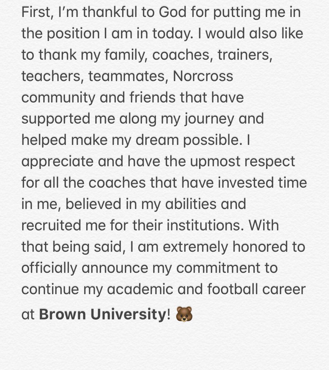 hayes_sutt9n's tweet photo. Brown ‘23🐻 https://t.co/cEcNns57nW