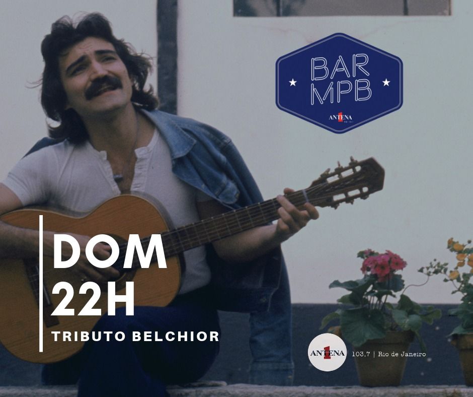 Antena1Rio's tweet photo. Hoje é dia de Belchior no BAR MPB! Nos encontramos às 22h.
#barmpb #muitomaismusica #antena1rio #somosasuaradio #musica #lifestyle #music #boasvibes #gilbertogil #soltaosom https://t.co/DHraT8j49T