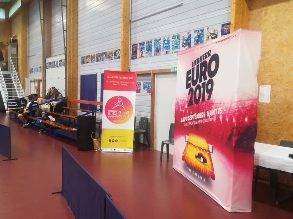 euro2019tt's tweet photo. #EURO2019TT

C’est parti !
La promotion de l’Euro a commencé ce week-end, au tour de critérium fédéral N2 à la Roche sur Yon en Vendée 😀🏓                                                  @ttrochevendee                     @ffttofficiel @ETTU_TTennis https://t.co/HnPMo5wwne