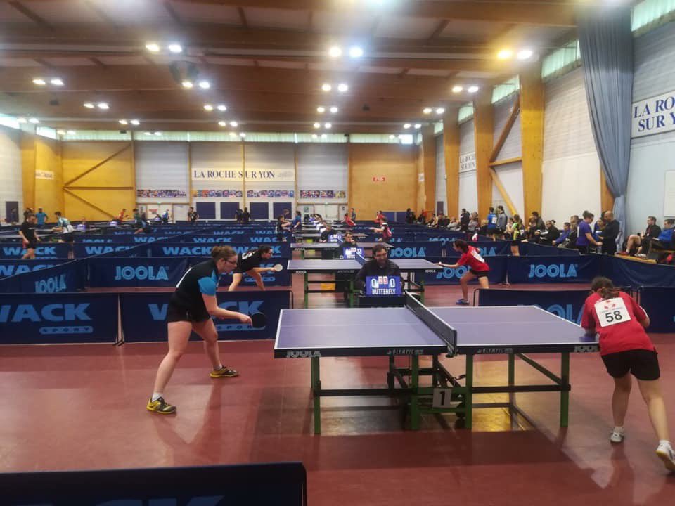 euro2019tt's tweet photo. #EURO2019TT

C’est parti !
La promotion de l’Euro a commencé ce week-end, au tour de critérium fédéral N2 à la Roche sur Yon en Vendée 😀🏓                                                  @ttrochevendee                     @ffttofficiel @ETTU_TTennis https://t.co/HnPMo5wwne